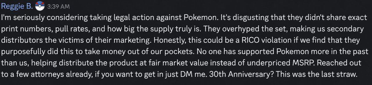 HyakutakeTouka's tweet photo. NGL seeing scalpers ruin themselves with this new Pokémon set is the BEST thing I've seen all year. 

FUCK YOU SCALPERS it's exactly what you all deserve LMAO https://t.co/mAZNIqtvbA