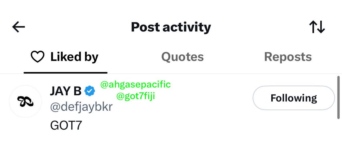 got7fiji's tweet photo. Thank You @defjaybkr you did so good !
We were happy to cheer you on 💚

JAYB SF #JAYB #iGOT7 #GOT7 #Ahgase 
#2026Tape_roots_SF #2026Tape_roots_USA https://t.co/vHP5dmoB2f