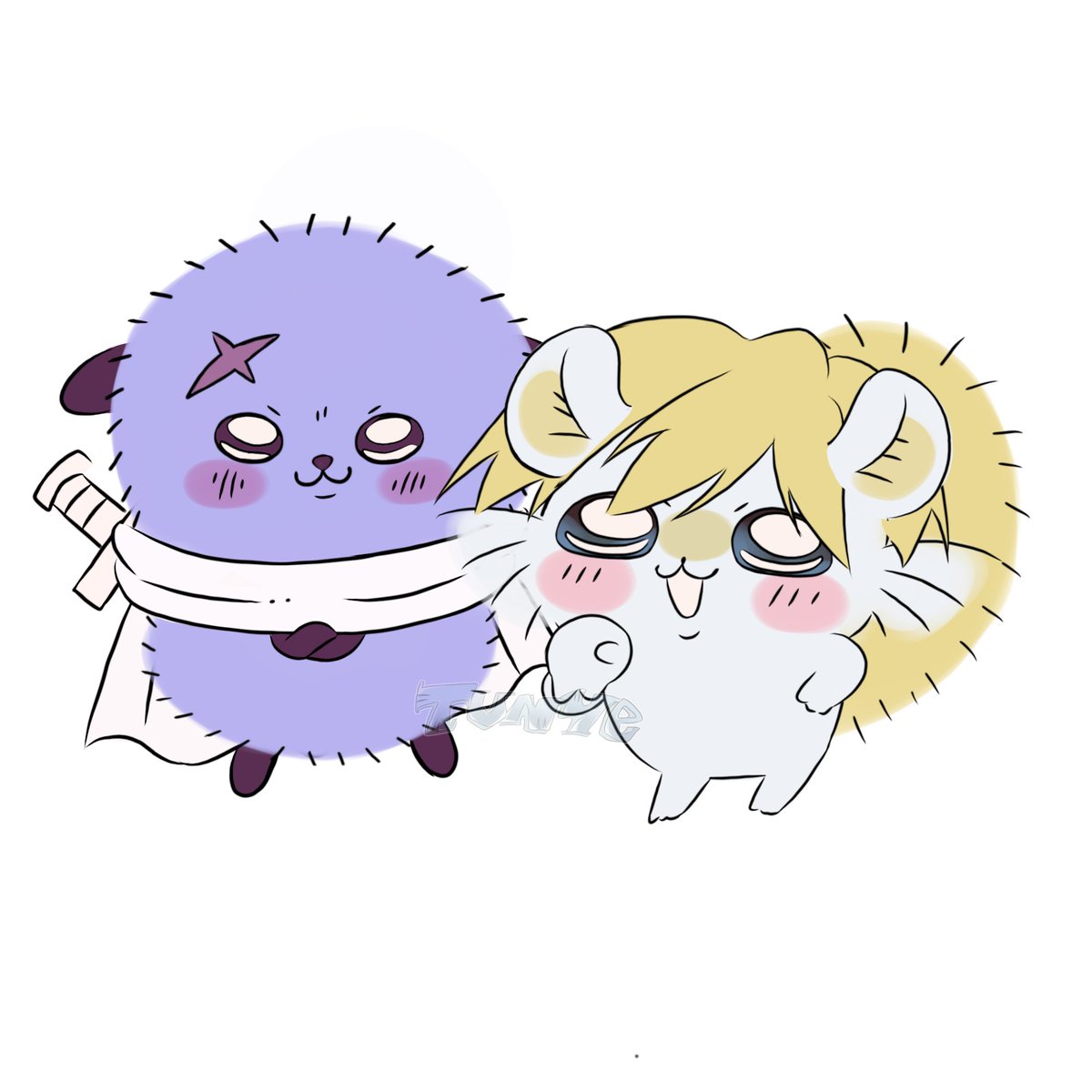 Kurosaki_Tury's tweet photo. #shinmono #chikawa #mha https://t.co/A5ZdC1bUdC