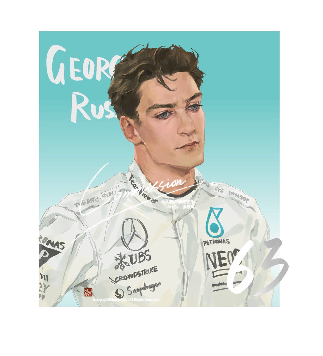 duanchuan66's tweet photo. CMS
#f1art 
#gr63

画的最高兴的一张 https://t.co/XMZTrt5mbb