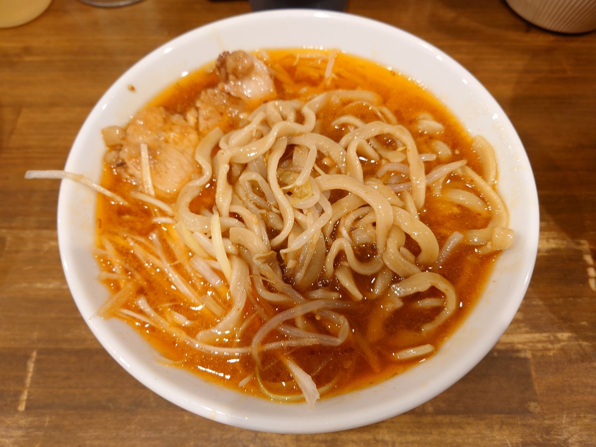 k8a2i8's tweet photo. 2026.09.19   夜の部🌃
男気らーめんアカギ 桐生本店
●辛つけ麺🌶️(300g)
 ※ニンニク少なめ
✦味玉🥚、辛ネギ🔥、青唐辛子🌶️

今日は久し��りの本店の辛つけ麺🔥
今月限定復活してくれたので食べて
おかないと🤤
最高に美味しかったです😻
仁くん、りょうまさん
ごちそうさまでした🙏 https://t.co/VOSwwCG1Cj