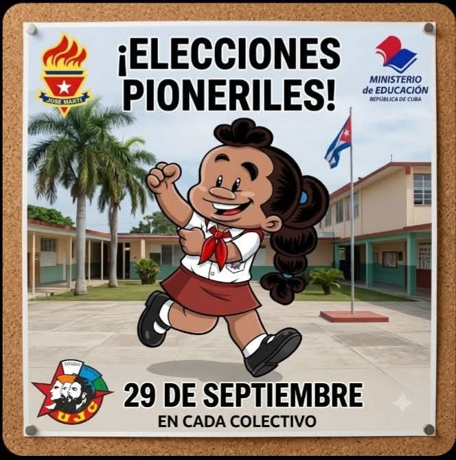 lu47652's tweet photo. Listas las Instituciones Educativas para desarrollar las Elecciones Pioneriles. A pesar del bloqueo los procesos de la organización se organizan y desarrollan. #Mayabeque #CubaEstáFirme https://t.co/QzOSXLCbb0