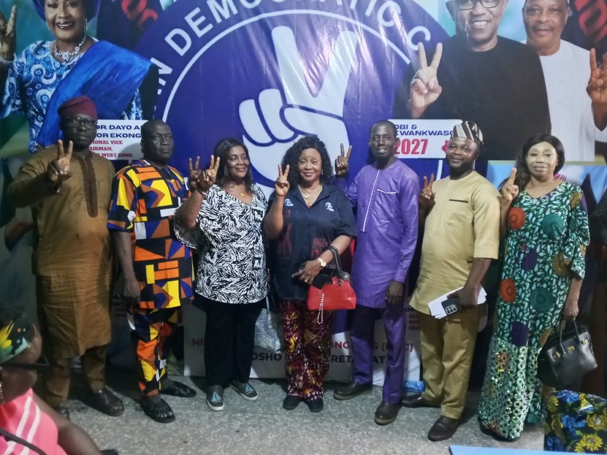 LOCOALIMOSHO's tweet photo. Wednesday 16th, September 2026, the OK Movement State Coordinator Pst. Ibironke Ogboro alongside her entourage paid a courtesy visit to the Alimosho NDC Leadership. I had the honour to be in attendance being the House of Representatives Candidate of the Party. https://t.co/kUBqvX4T9T