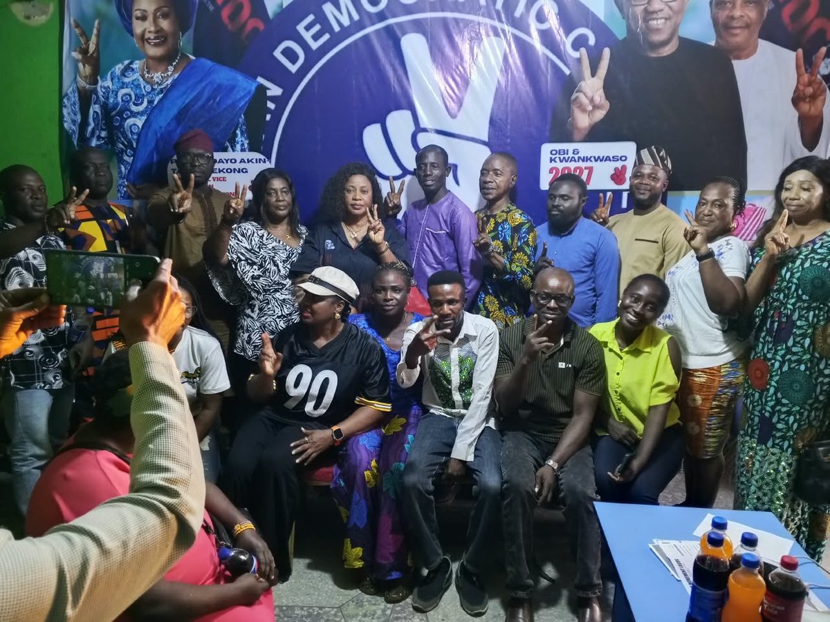 LOCOALIMOSHO's tweet photo. Wednesday 16th, September 2026, the OK Movement State Coordinator Pst. Ibironke Ogboro alongside her entourage paid a courtesy visit to the Alimosho NDC Leadership. I had the honour to be in attendance being the House of Representatives Candidate of the Party. https://t.co/kUBqvX4T9T