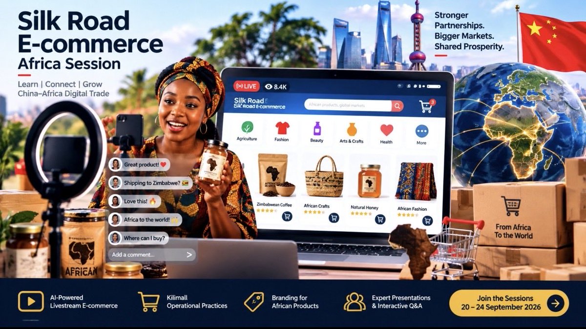 ella_ncube83430's tweet photo. China offers technology, platforms, manufacturing networks, practical expertise and a willingness to deepen commercial links with Africa. Zimbabwean businesses that understand these systems early will be better positioned to sell, scale and compete as digital trade expands.
#zim https://t.co/3ZHc54Bb9u