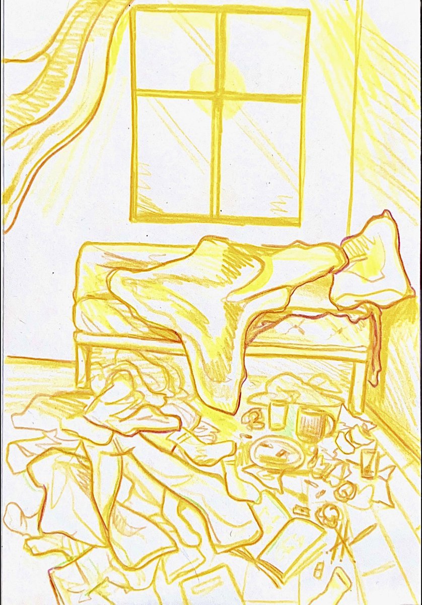 stwensz's tweet photo. Le soleil se lève à nouveau et tu es toujours là, félicitations 🌅💛🎗️ https://t.co/gp3wAWJcMB