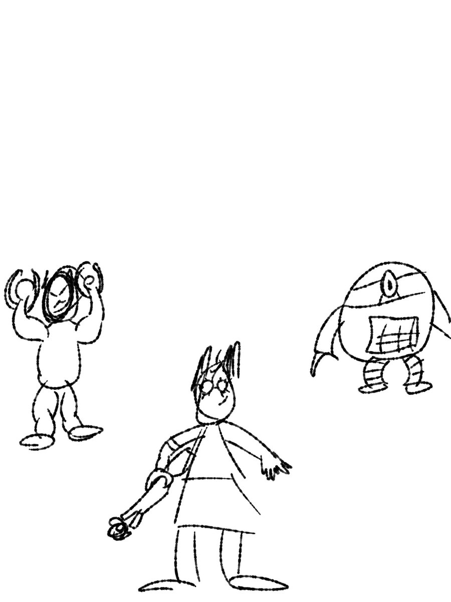 Acervo_JujuBS's tweet photo. Dia 13 companheiro desenhando os trio de Brawl Stars em 10 segundos de memória 

Eu percebi um padrão meu em desenhar bonecos robôs https://t.co/g1Xz2BzZU7