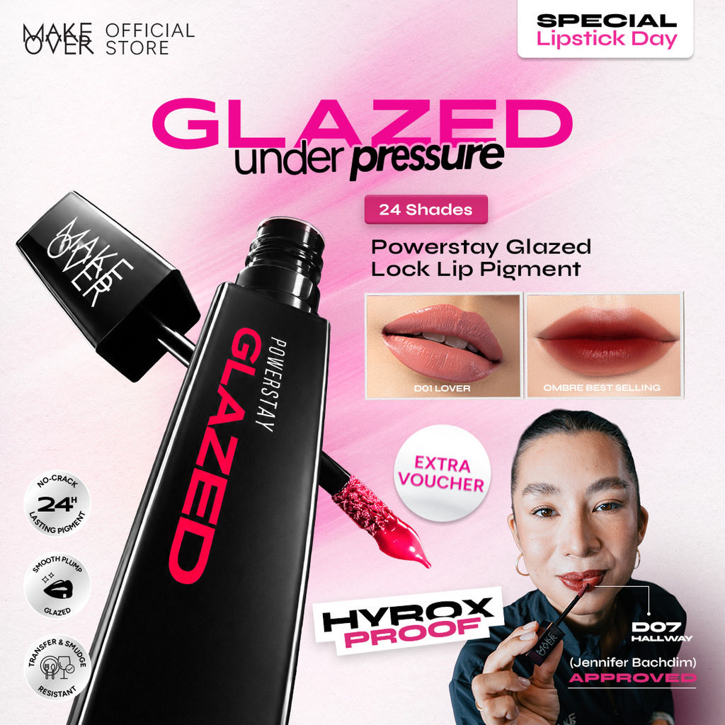 Mulekullbag's tweet photo. 🚨 RACUN MAKEUP 🚨 Make Over Lip Glazed ini lucu banget di bibir 😭 cocok buat yang suka hasil glossy + fresh look ✨
jangan salahin Mumu kalau masuk keranjang 🫵🏻

https://t.co/KnSmJAsUrT https://t.co/2Zkj1qcXro