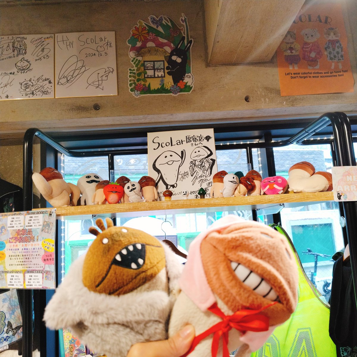 o_n_hdk's tweet photo. 原宿ScoLarなめこ1日店長イベント その②
本日はできないと思っていたツーショット撮影が実現👏👏
そして特典に釣られてコラボバッグの白を購入…黒が届くのに😇
お写真は纏めて明日に👜
今回ご挨拶のみでお写真ご一緒できなかったなめらーさんは、ポップアップストア&きのこ大祭で是非お願いします🙏 https://t.co/COcpEmsHmb