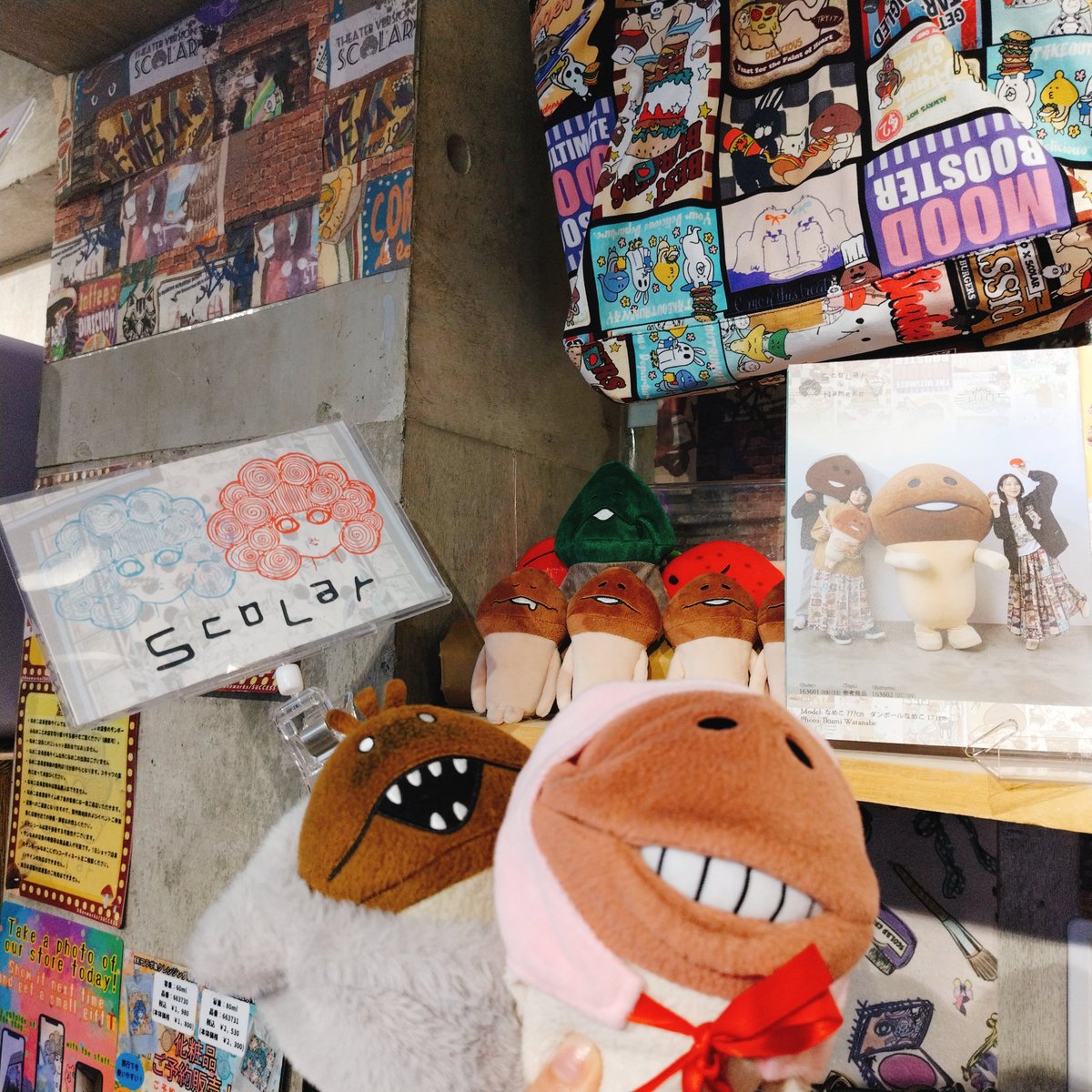 o_n_hdk's tweet photo. 原宿ScoLarなめこ1日店長イベント その②
本日はできないと思っていたツーショット撮影が実現👏👏
そして特典に釣られてコラボバッグの白を購入…黒が届くのに😇
お写真は纏めて明日に👜
今回ご挨拶のみでお写真ご一緒できなかったなめらーさんは、ポップアップストア&きのこ大祭で是非お願いします🙏 https://t.co/COcpEmsHmb