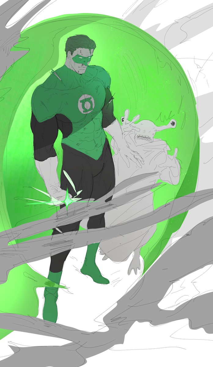 4444man_'s tweet photo. been getting into green latern stuff recently.....
doodling!!! https://t.co/AtbkPYArAV