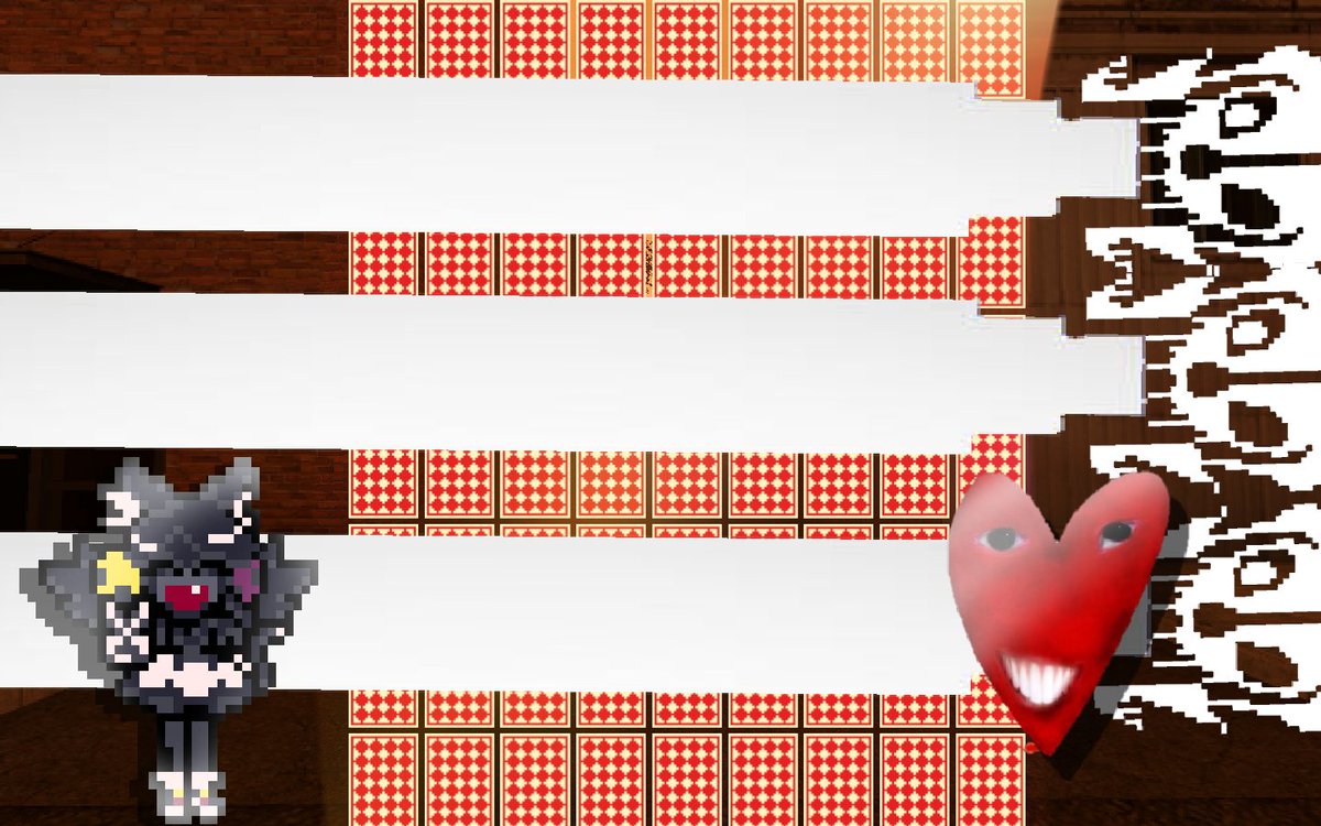 Echo1ngW0nd3r's tweet photo. [ 3 gaster blasters immediately appeared to destroy the cards, the soul didn't want to go and guess. ] https://t.co/dZOEz52i6I