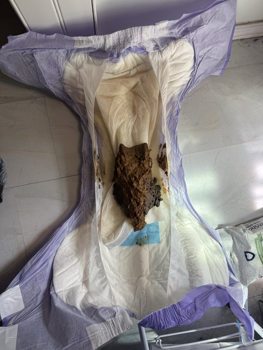 StinkyCalamity's tweet photo. Woke up wet and dropped a big load in my pants, dirty butt and inside diapey pics for the pervs :3 https://t.co/kTRw43ZhTS