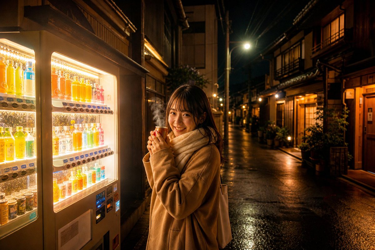 japan_nobunaga's tweet photo. Take a walk through the darkest, narrowest residential alley in Tokyo at 3:00 a.m.
Or drive down an empty, pitch-black mountain road in the middle of nowhere.

Every few hundred yards, glowing like an emerald in the dark,
stands a vending machine.

Bright. Immaculate. Hummed with quiet electrical life.

Inside are forty varieties of drinks:
steaming hot cans of black coffee, chilled green tea, creamy corn soup.
Behind thin plastic panels sits several hundred dollars in cash.

Look closely at the machine.

There is no iron cage around it.
There is no chain locking it to the pavement.
There is no reinforced bulletproof glass.
There isn't even a scratch on the paint.

In any major American city,
that machine would be smashed open with a crowbar before dawn.
The cash tray ripped out. The soda looted. The glass shattered into dust.

In Japan, a fourteen-year-old girl walks up to it in the middle of the night.
She drops in two coins, pushes a glowing blue button,
and grabs a hot tea to warm her fingers.
She walks home in complete peace.

Why does nobody break into them?
Foreigners always assume: "There must be hidden surveillance cameras."

No. The cameras aren't there.

The answer is something far more profound:
Every Japanese citizen knows that when a major earthquake strikes,
these machines are programmed to automatically unlock their doors.

They switch into emergency mode, dispensing free drinking water to survivors,
while their digital screens display disaster evacuation routes
to guide lost families through the ruined streets.

They are not commercial cash registers bolted to the sidewalk.
They are unstaffed lighthouses.

And in a civilized nation,
you do not smash the lighthouse that keeps your neighborhood safe in the dark.