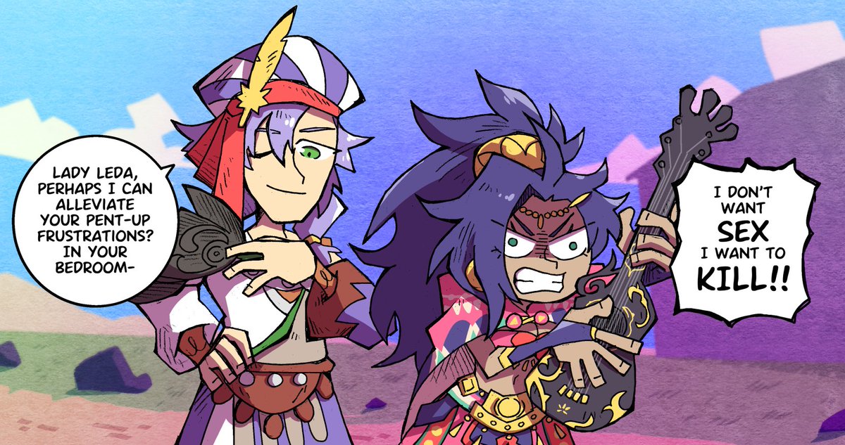 Setzeri's tweet photo. What a cheery bard she is. #FireEmblem https://t.co/YHUdKiRNkt