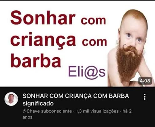 whenyosleep's tweet photo. sonhar com criança com barba https://t.co/QzXvZiCQZL