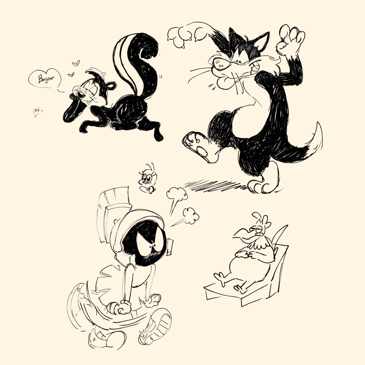 Mayoz_wap's tweet photo. mama a dawg behind you💙

+ some looney sketches ahe
#looneytunes #looneytunesoc https://t.co/9RnEgzaTqd