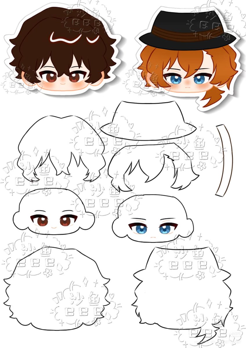starzsamu's tweet photo. haloo adakah yang buka jasa untuk buat template seperti iniii..... chibi headshot jugaa yahh, nanti tidak perlu coloringnyaa dan hanya outline sjaaa (personal usee) drop fee yahhh #zonauang #bealanjaㅤ https://t.co/3JfcSHSgR4