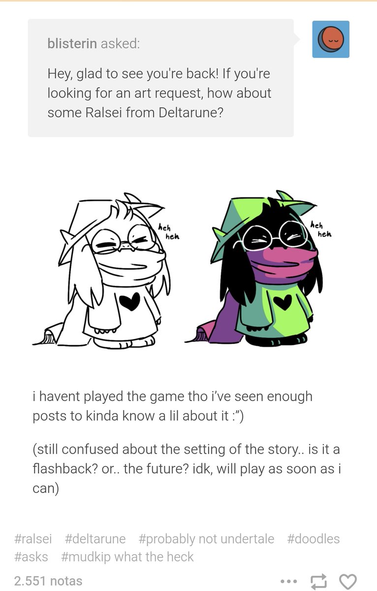 ncromania's tweet photo. They last posted on Tumblr in 2019 apparently, they were fighting a illness and I really hope they got better 

Last thing they drew in the Littletale artstyle was Alphyne and a little Ralsei, not sure if they ever got to playing Deltarune tho https://t.co/IsAtqPt2zn