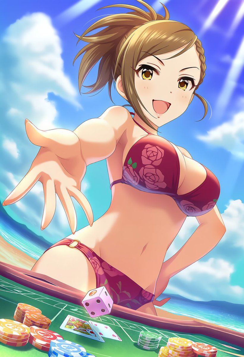 NiraReba225west's tweet photo. せっかくなんだし一勝負しないプロデューサーさん？負けた方が１杯奢りでいいわよね♪では始めましょう…

#兵藤レナ
#兵藤レナ生誕祭2026
#兵藤レナ誕生祭2026
#AIart️️️️️️️️️️️️️️️️️️️️️️️️️️️️️️️️️️️️️️️️️️️️️️️️️️️ 
#AIイラスト https://t.co/I7X1ClGv0t