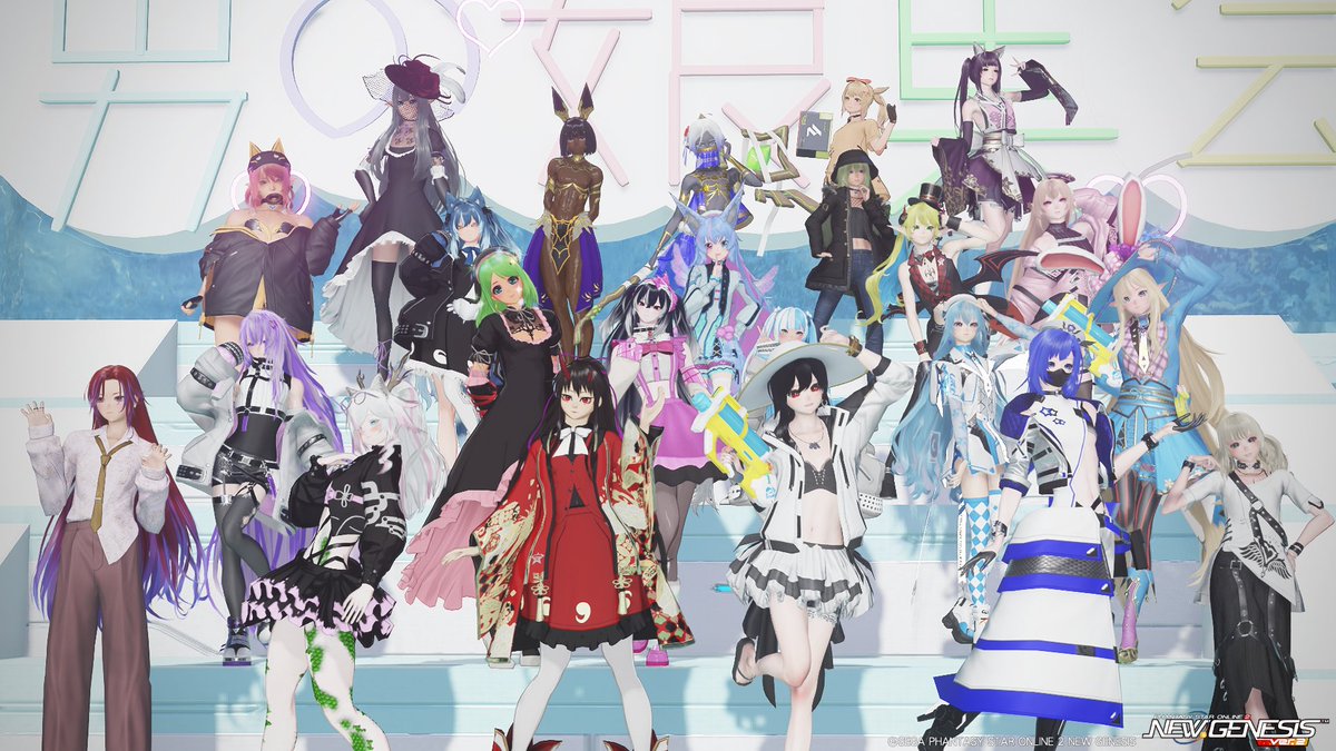 pso2_nek's tweet photo. 竜田揚げさん主催の #PSO2男の娘集会 にお邪魔させてもらいました！ みなさん参考になりました！
(以下ss) 集合ss
#PSO2男の娘同盟 #PSO2NGS_SS https://t.co/pcmntMuPac