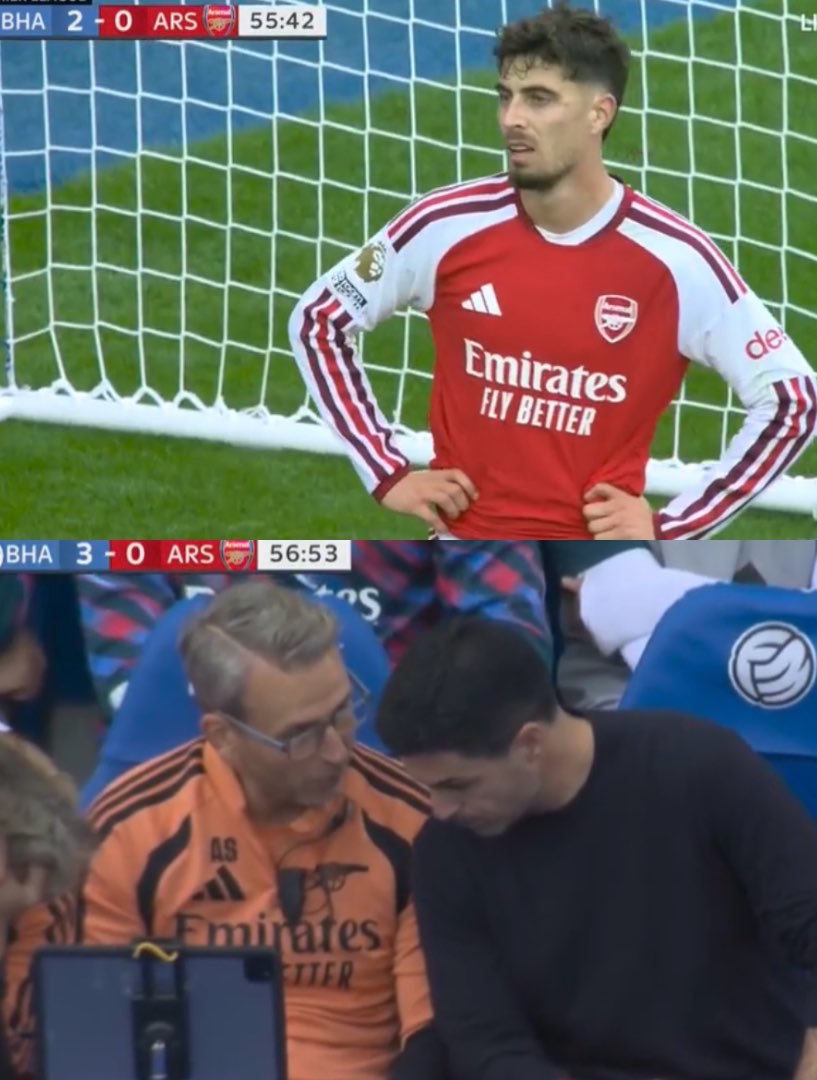 City_Dren's tweet photo. 🚨 Roy Keane on Brighton's Dominance against Arsenal

🗣️ “Wait, wait… a set-piece goal against Arsenal? You don’t see that every day.

Brighton scored, Arsenal had no response. They scored again and again but still no response. The worrying thing is Brighton are playing like they want a fourth and a fifth goal.

After what they did to Manchester United in midweek, I wanted to see if it was just one of those nights.

Now we’re seeing it again against Arsenal.
Saka, Rice, Havertz - Arsenal have quality all over the pitch. But today, it looks like there are Brighton players in blue everywhere.

Something is happening with Brighton. And if this is the start of their season, the Premier League is going to be very interesting.”