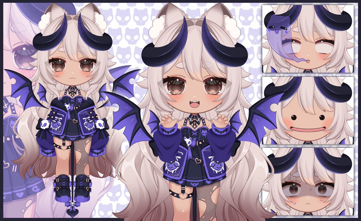 mochiii_momo's tweet photo. Spooky time is upon us 🦇

Tomorrow at 4pm EDT 

spooky chibi debut 👻 new emotes/ new toggles and lots of scares 💜

🎨 @takuntakoyaki / ⚙️ @AlyceKnidd https://t.co/e4OSpqK8oB