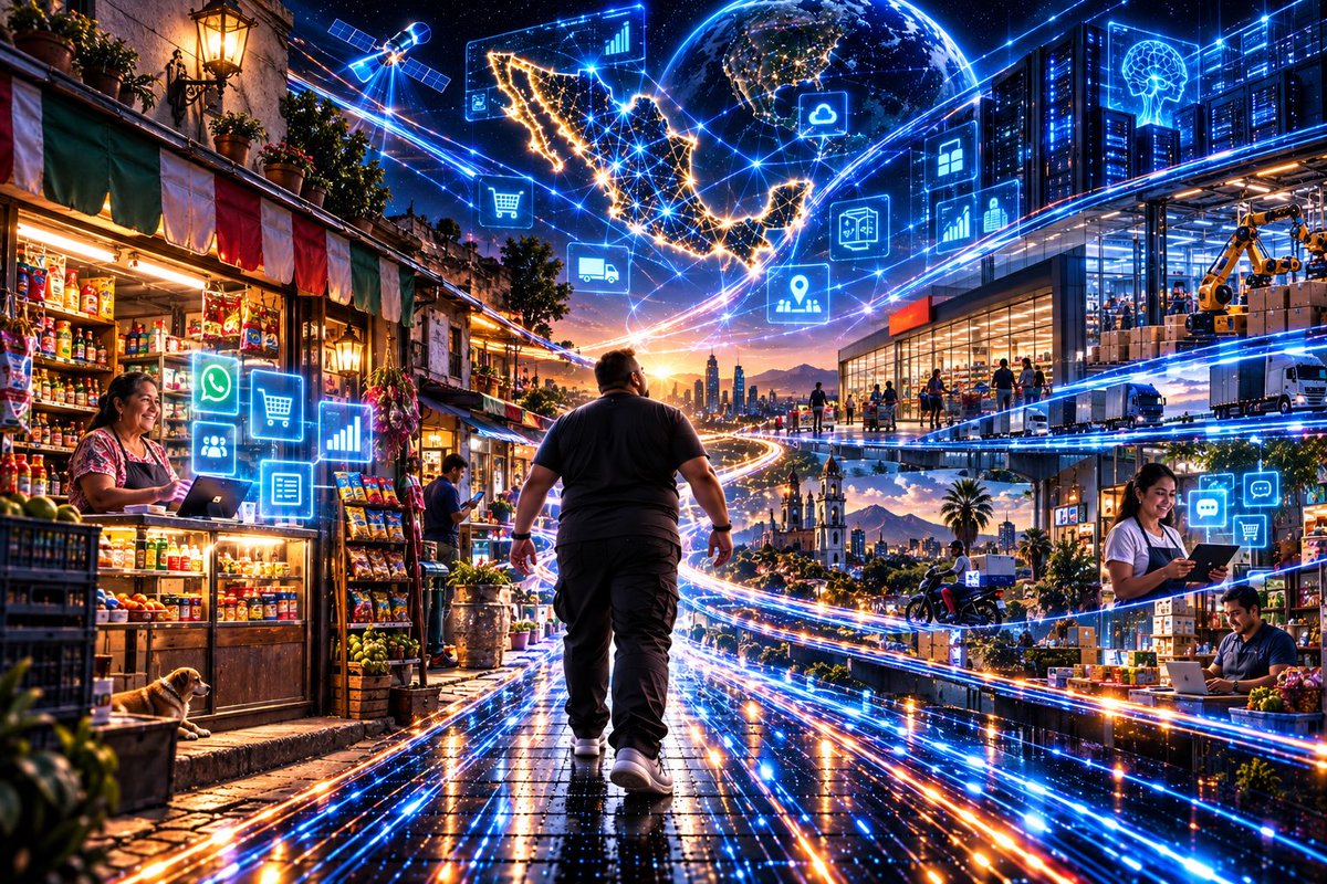 _JRLB_'s tweet photo. Hablemos de la tiendita de la esquina.

Compite contra cadenas que usan algoritmos para todo: inventario, precios, publicidad, ubicación. Ellas tienen departamentos enteros de datos; la doña o el don tiene su libreta.

La inteligencia artificial puede emparejar la cancha. Hoy existen herramientas gratis o muy baratas para llevar las cuentas, contestar clientes por @WhatsApp, hacer buena publicidad y hasta comparar proveedores.

En México los negocios chiquitos sostienen la mayoría de los empleos. Si ellos adoptan estas herramientas, no cambia un negocio: cambia la productividad de todo el país.