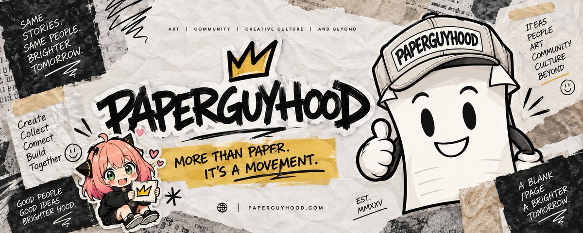 bellew193's tweet photo. ━━━━━━━━ ♡ 🎀 ♡ ━━━━━━━━

📄  𝐏𝐚𝐩𝐞𝐫𝐠𝐮𝐲𝐡𝐨𝐨𝐝 𝐛𝐲  @Paperguyhood  📄

𝟔,𝟓𝟔𝟓 𝐨𝐧 𝐑𝐨𝐛𝐢𝐧𝐡𝐨𝐨𝐝 𝐂𝐡𝐚𝐢𝐧.

𝐁𝐮𝐢𝐥𝐭 𝐖𝐢𝐭𝐡 𝐏𝐚𝐩𝐞𝐫. 𝐁𝐮𝐢𝐥𝐭 𝐀𝐫𝐨𝐮𝐧𝐝 𝐂𝐮𝐥𝐭𝐮𝐫𝐞.

𝐍𝐨 𝐑𝐨𝐚𝐝𝐦𝐚𝐩. ��𝐮𝐬𝐭 𝐎𝐫𝐠𝐚𝐧𝐢𝐜 𝐂𝐨𝐦𝐦𝐮𝐧𝐢𝐭𝐲.

𝐋𝐞𝐭'𝐬 𝐒𝐞𝐞 𝐖𝐡𝐞𝐫𝐞 𝐓𝐡𝐞 𝐇𝐨𝐨𝐝 𝐆𝐨𝐞𝐬. 👀

━━━━━━━━ ♡ 🎀 ♡ ━━━━━━━━