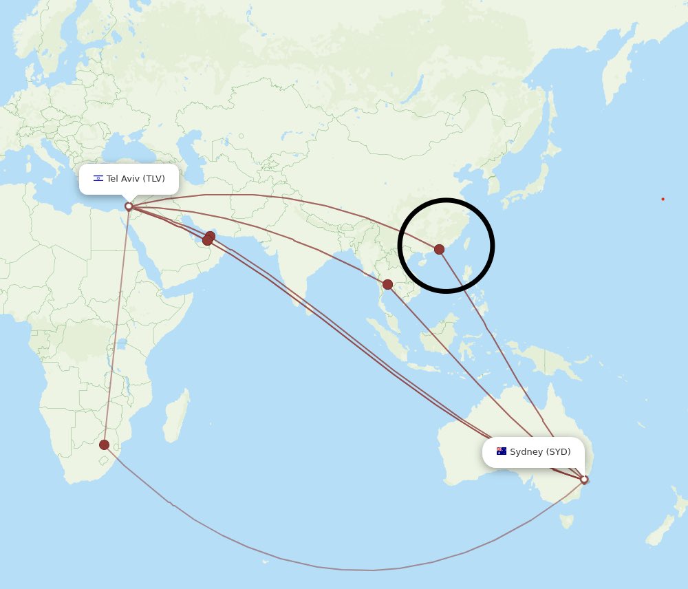 Villgecrazylady's tweet photo. So the official story is a plane full of American military technology was being transported by an “intermediary” for Lockheed Martin from Australia to the US when it was “diverted” to HONG KONG where it was then unloaded and confiscated by (presumably) the Chinese government.

Bullshit. Total bullshit. Have you looked the flight paths from Australia to the US lately? Hong Kong is not a diversion option. 

But you know what flight path has Hong Kong positioned as a route stop? Australia to Tel Aviv. 

And considering they aren’t disclosing the name of this intermediary company, how much you want to bet our greatest ally is smack dab in the middle of this treachery.