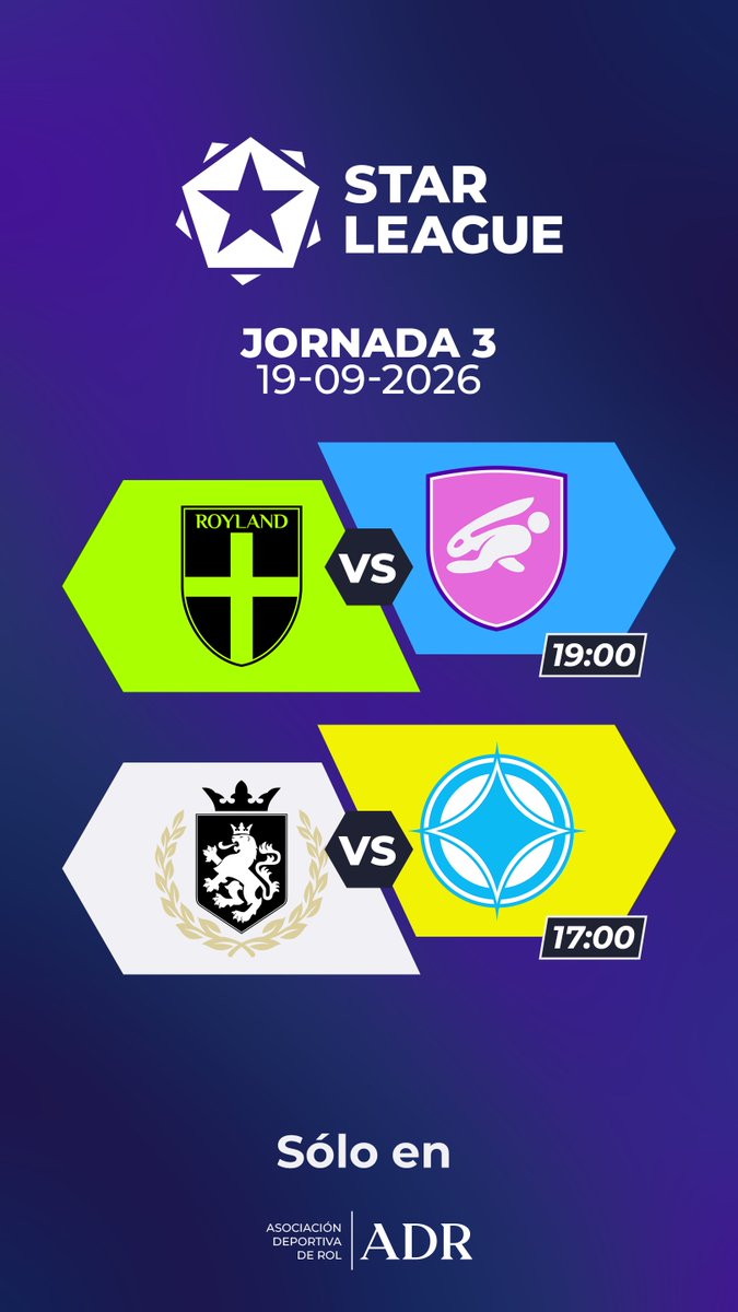 Prinz_Eugen_RP's tweet photo. Jornada 3 de la STAR League.
Sólo en la ADR. https://t.co/2ERRbEH4v5