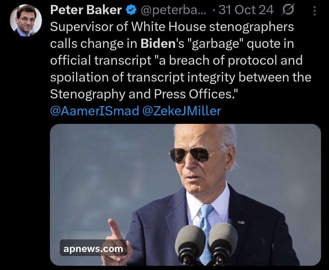 ok_post_guy's tweet photo. Sorry, this is the shit you thought was scandalous under Joe Biden, eat shit man https://t.co/RNNjxj3MLz