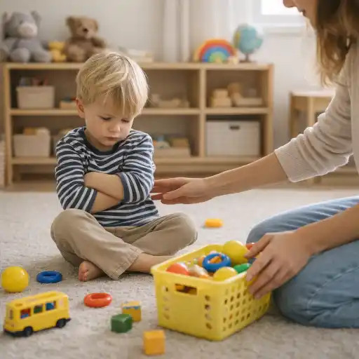 ChildCareEd's tweet photo. #empathy #classroom #routines #materials What Should You Do When a Preschooler Refuses to Clean Up?: When a preschooler refuses to clean up, treat the behavior as communication and respond with empathy, clear one-step directions, limited choices, visual… https://t.co/Coom8nUSLK https://t.co/klgc8rF6PI