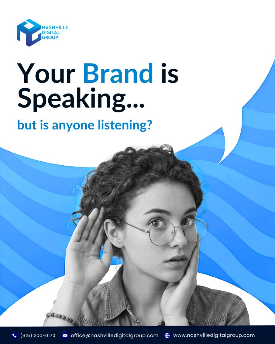 AnibalTupa6op's tweet photo. Your brand is speaking—but is your audience listening? A strong brand voice cuts through the noise, turns scrollers into loyal customers, and makes your message resonate every time. Contact us at (615) 200-0170. https://t.co/Efq6YCPuzK