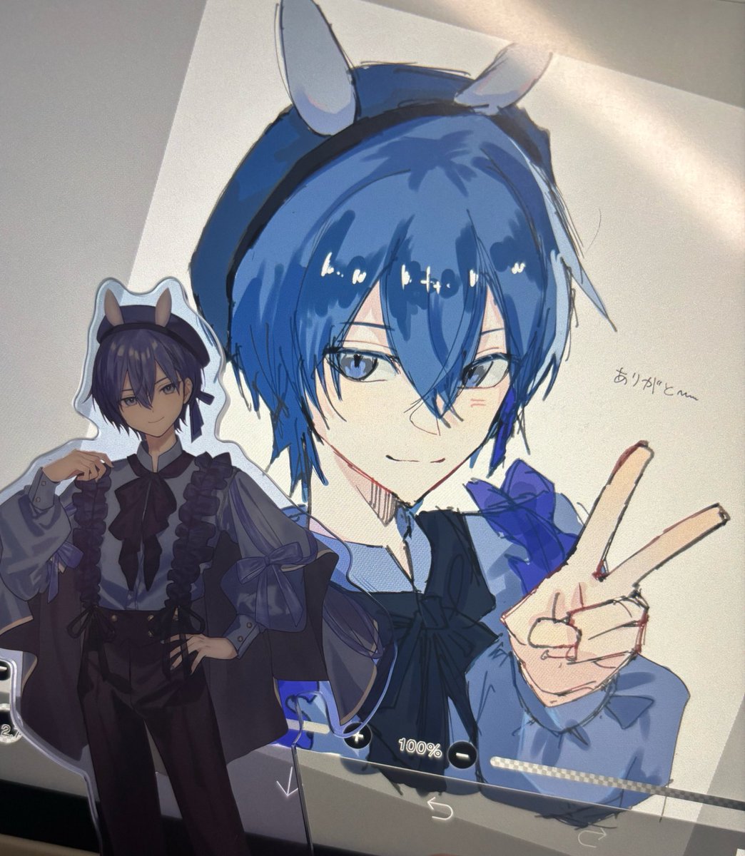 kuro_2s96's tweet photo. 無事に出てきてくれてありがとう絵 https://t.co/GHDfqxfRHx