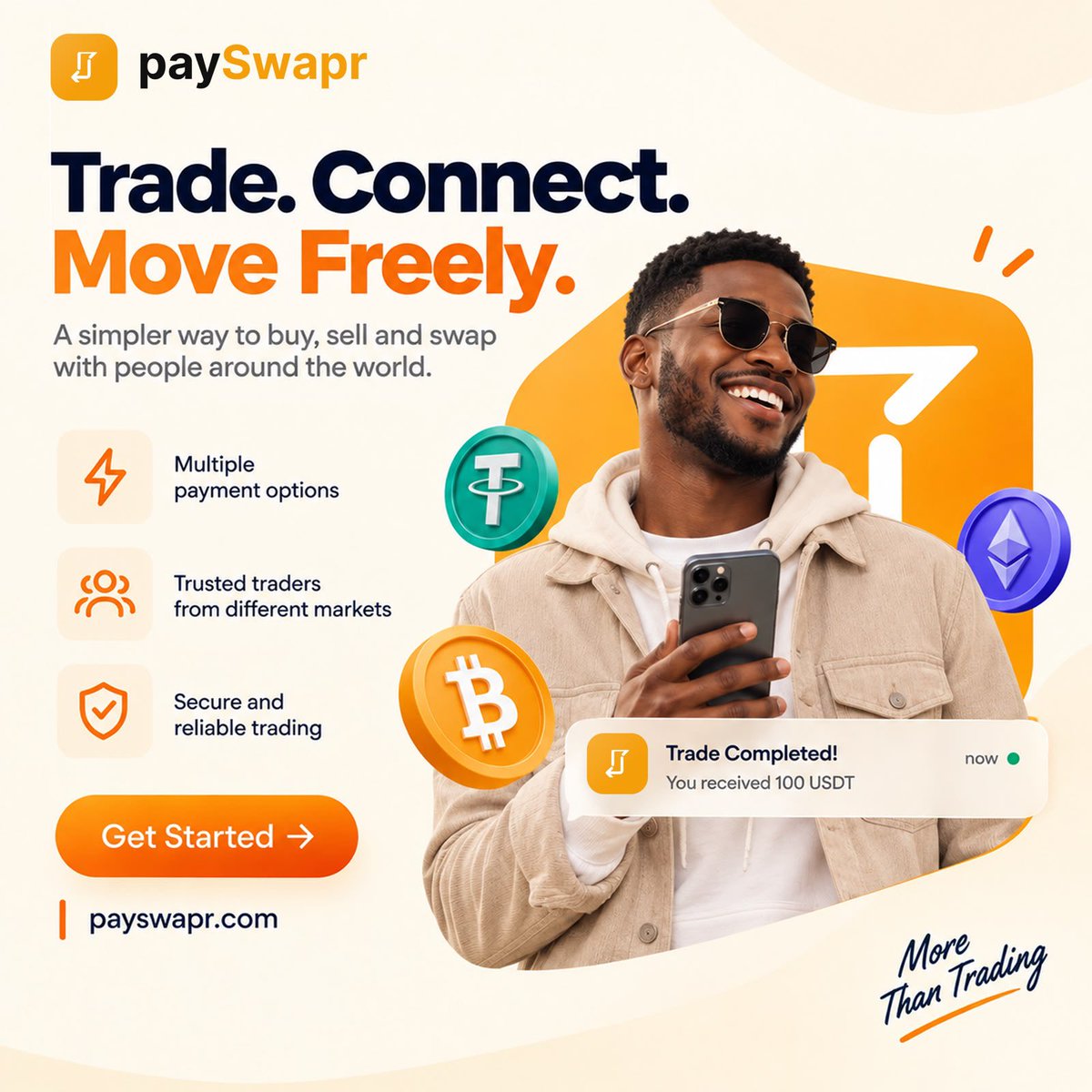 Patricia__026's tweet photo. If you were using NoOnes for P2P trading, you might already be searching for your next platform.

I recently discovered @paySwapr, a P2P marketplace that lets you buy and sell crypto through various payment methods while connecting with traders across different markets.

If you’re open to trying something new, you can take a look at https://t.co/i6YxdKJ48b.

I’ll be sharing more about my experience with the platform in the coming days.