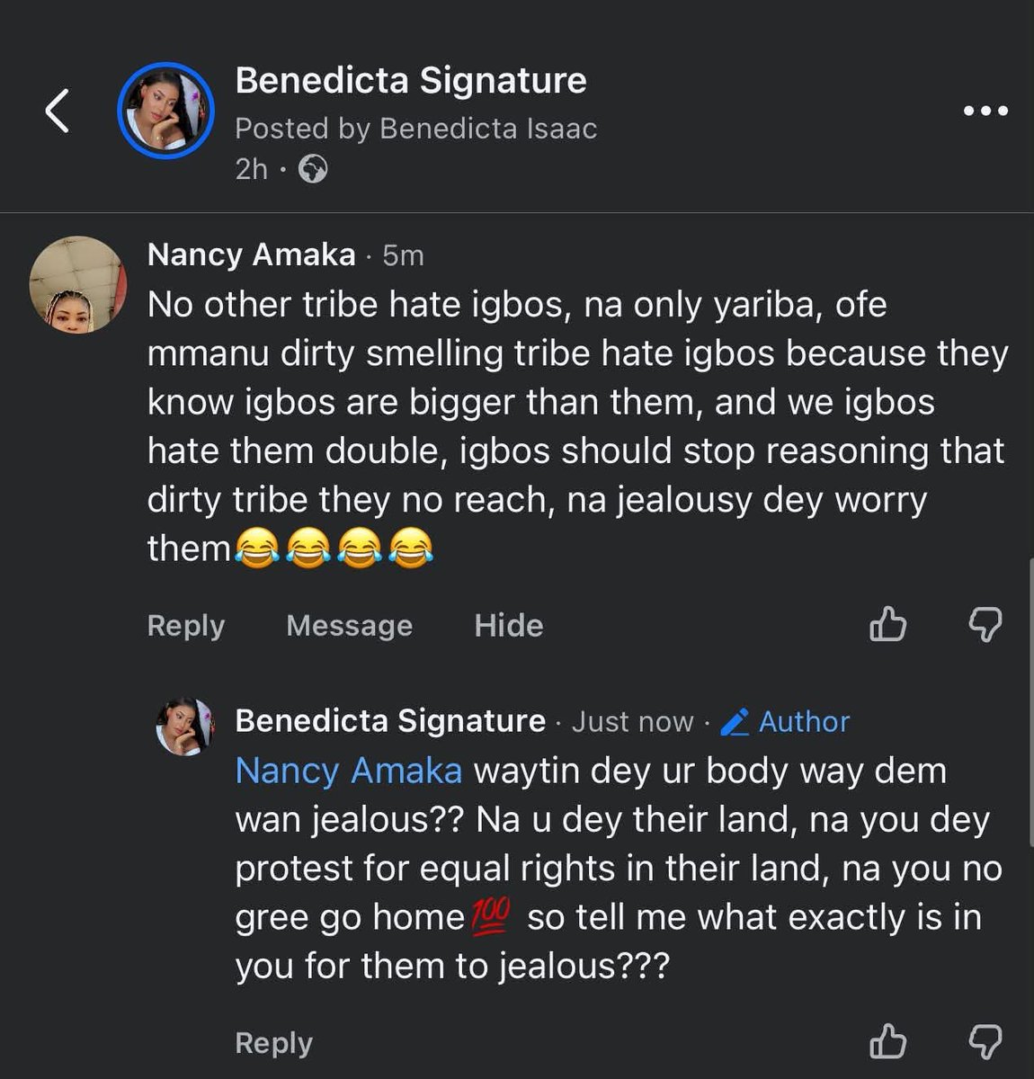 aturamu008's tweet photo. You destroyed Nigeria’s politics with your clannish rabid and toxic brand of politicking 

You destroyed the movie industry with piracy.

You destroyed the beverage industry with fake drinks.

You destroyed healthcare with fake drugs.

You destroyed the IVF process with baby factories.

You destroyed credible examinations with miracle examination centres. 

You destroyed legitimate businesses with drug-money-laden funds.

You destroyed Nigeria’s image by being in prisons in every country of the world, including Mars.

Yet you delude yourself that you are the smartest, most hardworking and only developer in heaven and on earth.

This is bad for Nigeria!

You must change for your own good.

I am Adeyinka Abeni Ariya Ogunyomade omo Ogun.

May Nigeria win 🇳🇬🇳🇬🇳🇬