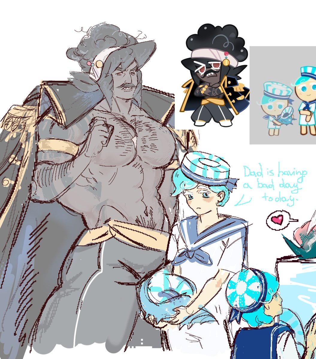 Na1039386375743's tweet photo. I love Cookie Run, yeah 

#cookierunkingdom #CaptainCaviarCookie #Peppermintcookie #SorbetSharkCookie #art #cookierunfanart https://t.co/DSC6lY0cl9