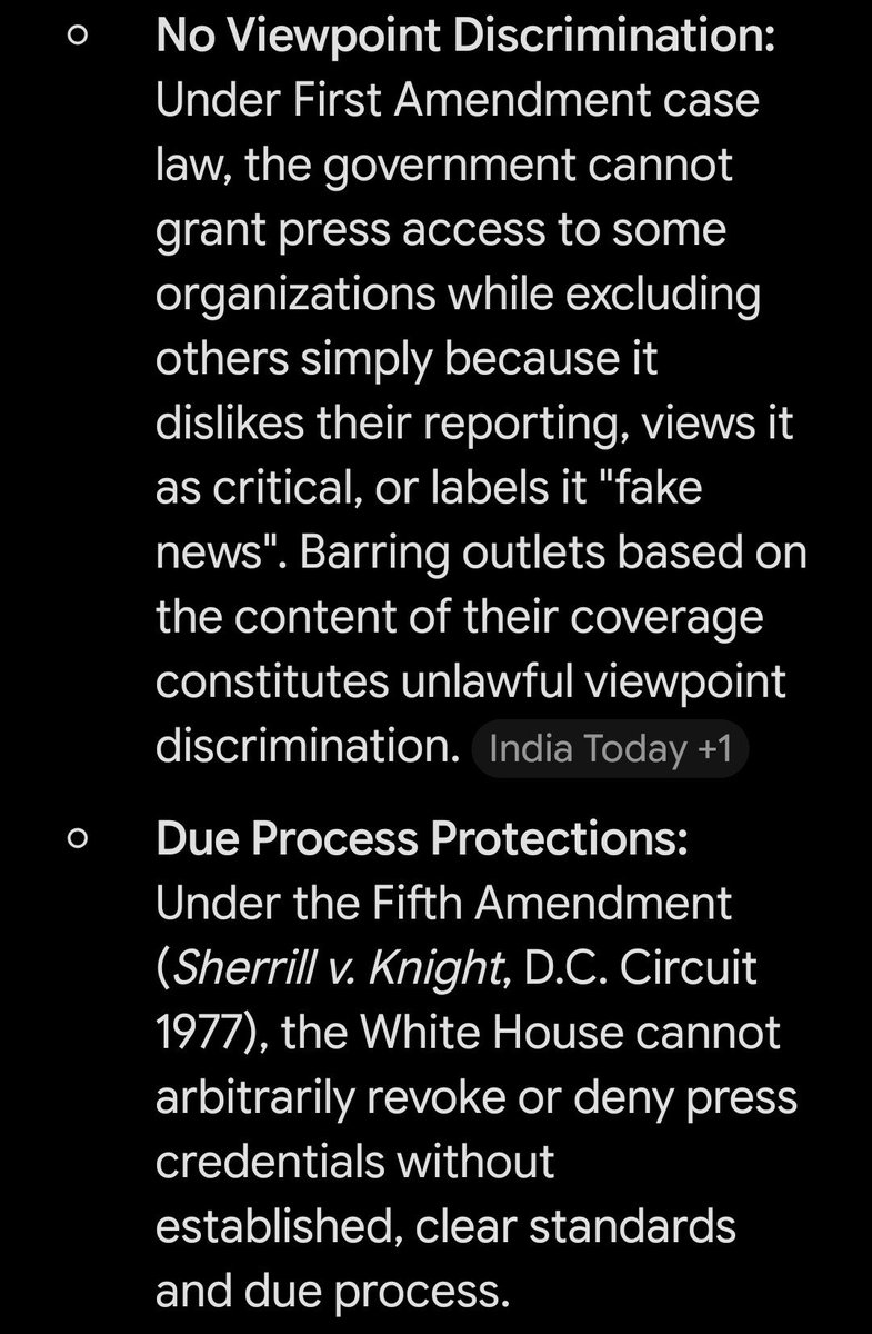 kingwolfe96's tweet photo. @realDonaldTrump It is 100% unconstitutional to selectively ban specific entities from the White House. 

I think you are trying to use this as a distraction from your terrible record and poll numbers and especially from your disasterous Iran War that you are currently losing! https://t.co/ihOxKcyW90