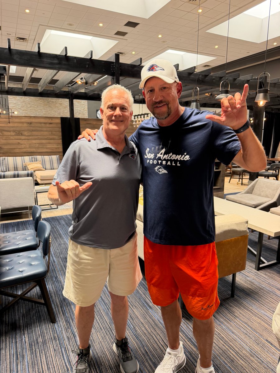 PatRunner89's tweet photo. Here in Austin supporting Coach Traylor and our UTSA Roadrunners football 🏈 team.  Go Runners.   Let’s go. https://t.co/O9Dkbm3ajd