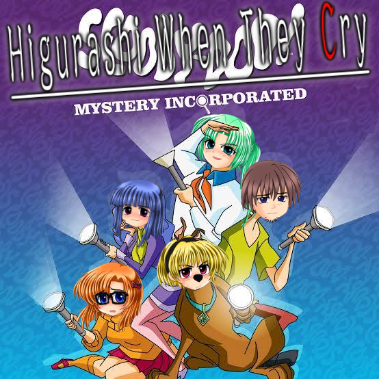roboticpenguin5's tweet photo. Just learnt that Scooby-Doo: Mystery Incorporated made a whole episode referencing Higurashi https://t.co/lRms96i1VM
