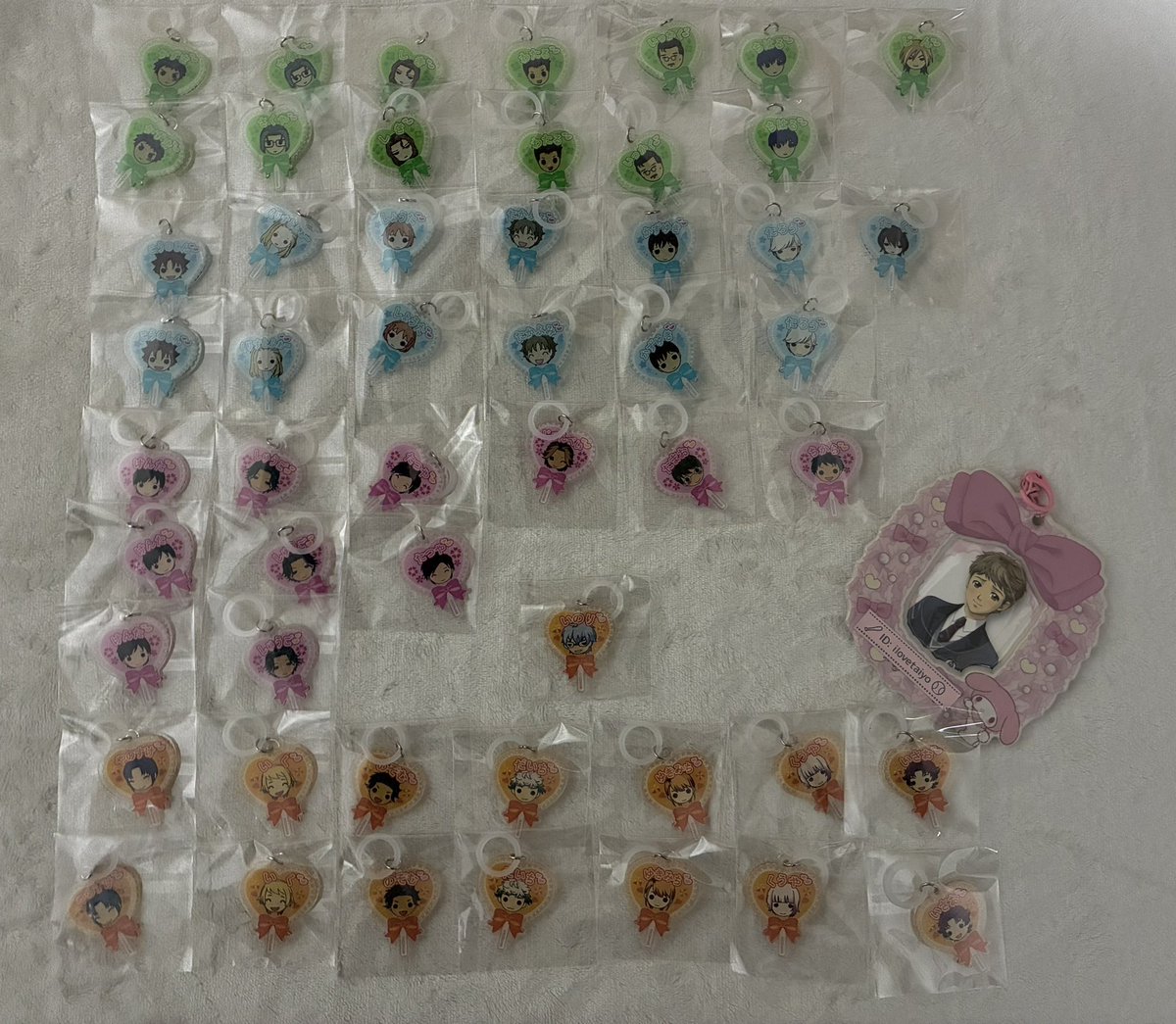 ILoveTaiyo's tweet photo. 【交換】
ときめきメモリアル Girl's Side ときメモGS セリア アクリルめじるしチャーム

譲: 画像のもの

求: 春日太陽、友人分（姫条、佐伯、志波、琉夏、設楽）

友人分＋春日太陽でご提案いただけるとうれしいです！

郵送のみ。お気軽にご連絡ください。 https://t.co/ehn2aMl4iq