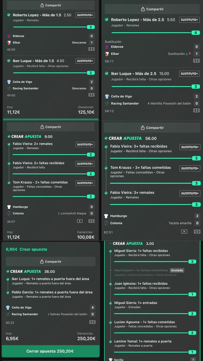 LASEGAD00RA's tweet photo. TODO ESTO HA SIDO COMPARTIDO POR EL CANAL, CON STAKE Y VERIFICADO EN @oddscouting 

CUOTA 86 ✅
CUOTA 56 ✅ 
CUOTA 36 ✅ 
CUOTA 9/12/10 ✅ 
+7 PICKS CUOTA 2 ✅ 

🎁 VOY A SORTEAR ENTRE TODOS LOS QUE LE DEN LIKE O COMENTEN Y ESTÉN DENTRO DEL CANAL UN VIP PARA OCTUBRE ⬇️ https://t.co/jgZKXzIUgg
