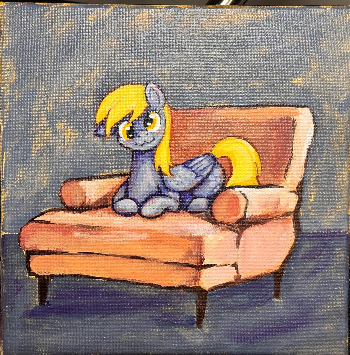 p0nyphobic's tweet photo. Ych result! I always love painting Derpy https://t.co/bDIFJrGsvI