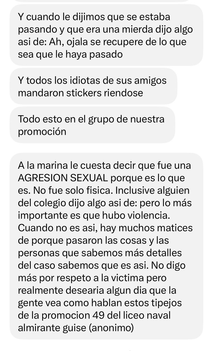 stopqqk's tweet photo. Más denuncias a Michelle Onetto. La cantidad es absurdamente grande. También se suma una denuncia a Flavia Arévalo que resulta ser famosa también. Lamentablemente la víctima de este post no pasa los nombres de sus otros bullies para que no deduzcan quién es. https://t.co/eXBmz5Myww