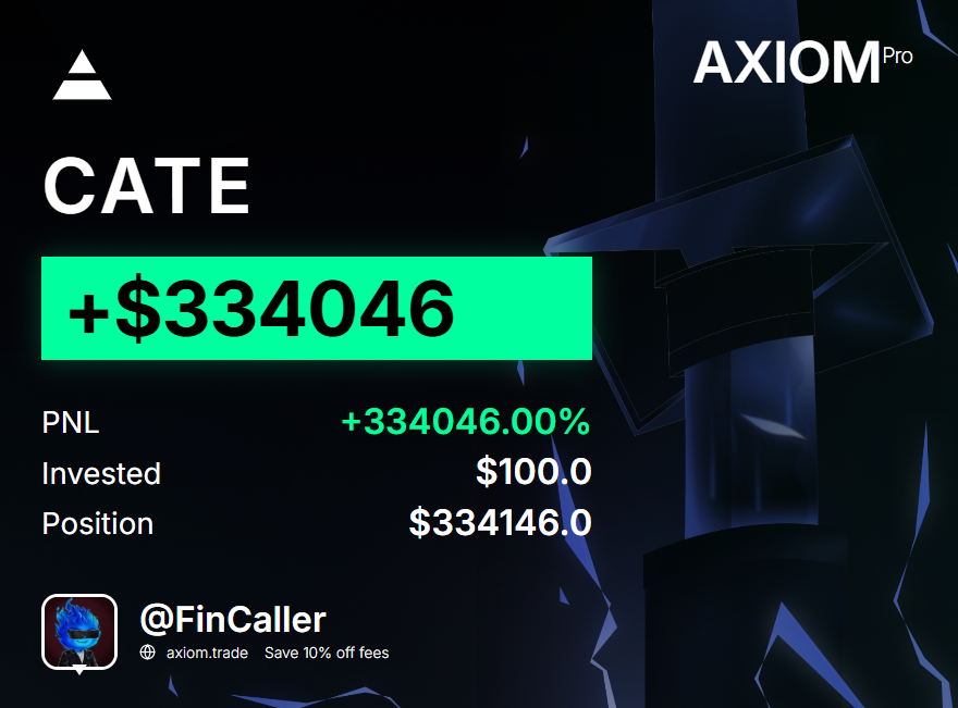 FinCaller's tweet photo. $CATE is back above 100M MCAP after dipping to 10M mcap 

And I begged you to eat the dip you faded me again 😭😭😭

When will you stop fading me 🫵🫵🫵

You wanna remain poor ?? 

We are in a bull market, Holders will retire rich. https://t.co/4vEhSbNQao