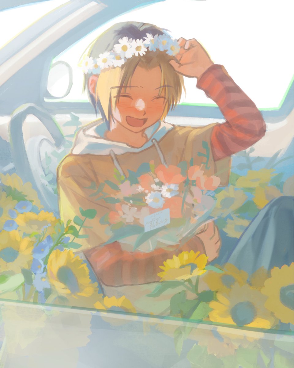 mizukiyoi's tweet photo. お誕生日おめでとう～～☀️💐💐
#進藤ヒカル誕生祭2026
#進藤ヒカル生誕祭2026 https://t.co/9qncGE7aDv