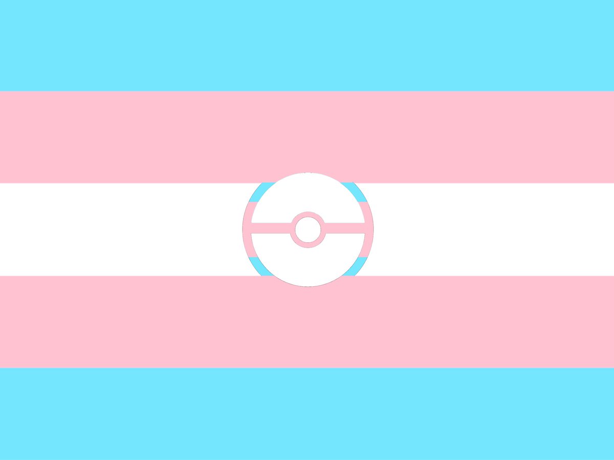 homebxnny's tweet photo. i made a transgender flag for trans people who like pokemon https://t.co/O0YWCMo8gx