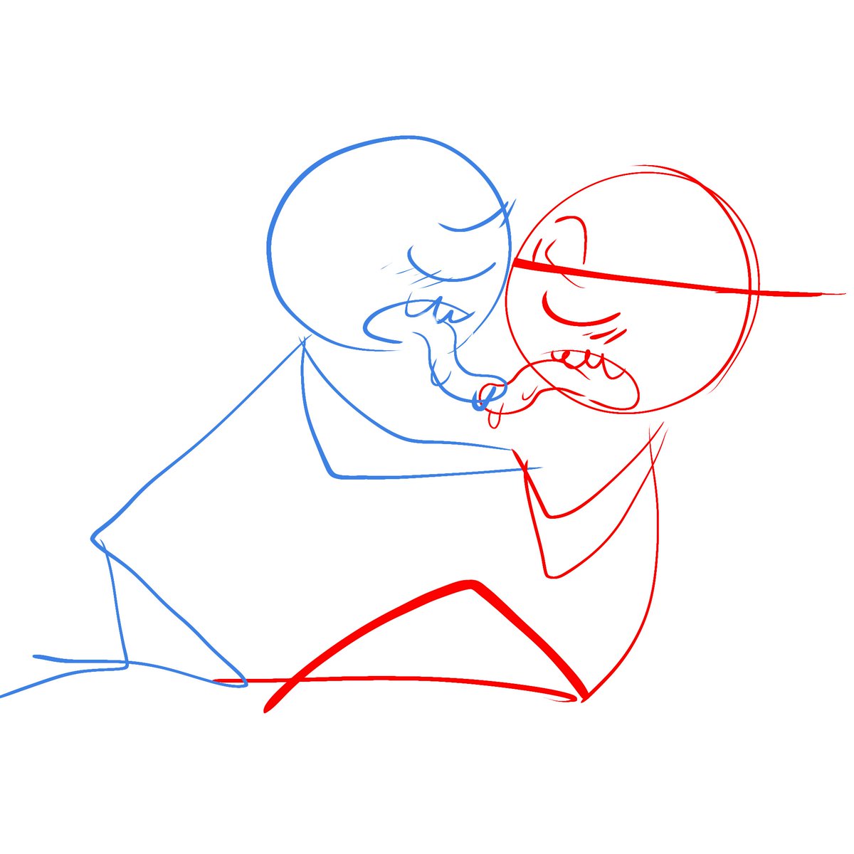 Kingapple001's tweet photo. #dickfigures 
I paid my friend to draw red and blue for me👀👀 https://t.co/XQljmoh9wt