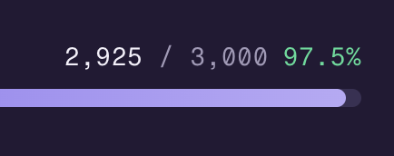 arcagentdaq's tweet photo. 97.5% minted! https://t.co/o3RWaCPovO